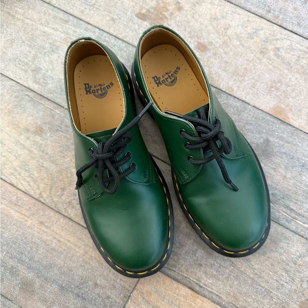 Dr. Martens Green 1461 Shoes